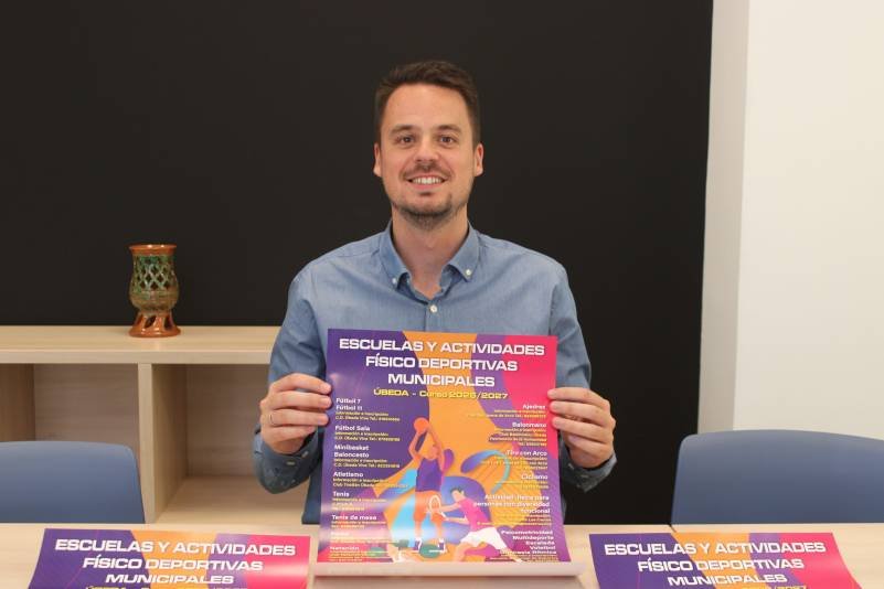 Úbeda presenta su programa de Escuelas y Actividades Físico-Deportivas Municipales para la nueva temporada