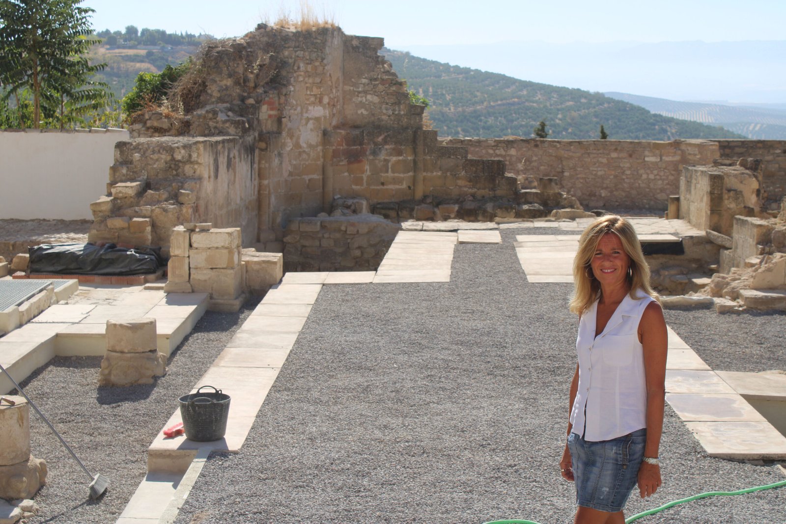 Visita a la zona arqueológica de Santo Tomás.