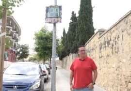 Radar en la avenida Cristo Rey.