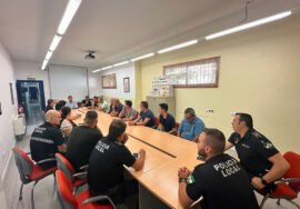 Reunión de la Junta Local de Seguridad para l Feria de Baeza.