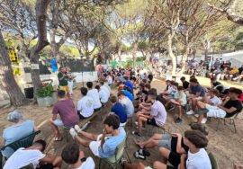 Visita institucional a las instalaciones del campamento.