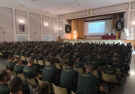 Jornada sobre la donación de médula ósea en la Academia de la Guardia Civil en Baeza