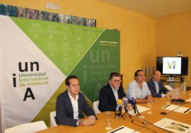 Joaquín Morillo (izq), José Manuel Castro, Remigio Morillo, y Carlos Morillo - UNIA