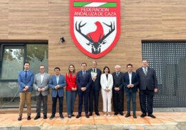 Inauguración de la nueva sede de la Delegación Provincial de la Federación Andaluza de Caza en Jaén.
