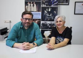 Pedro Jesús López González, Natividad Villar, presenta el inicio del curso de la Escuela Municipal de Teatro.