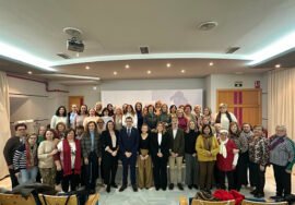 Inauguración de la sala Josefa Moreno en el Centro de Formación Feminista Carmen de Burgos.