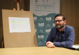 El concejal de Educación de Úbeda, Pedro Jesús López González, tras su intervención.