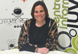 La concejala de Juventud, Mari Ángeles Moreno, durante su intervención.