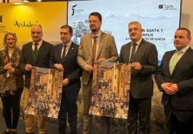 Presentación en FITUR del cartel anunciador del Corpus Christi de Baeza.