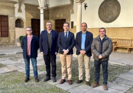 Representantes de la Fundación Emilio Garrido Pérez.