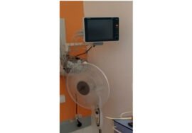 Ventilador en el Hospital de Úbeda.