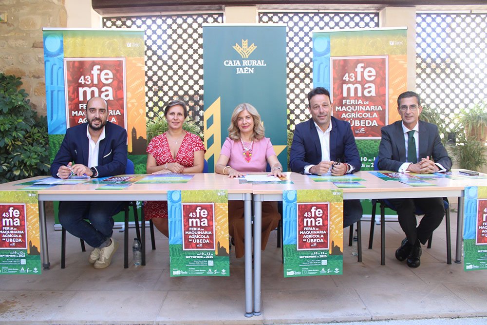 Presentación de la 43ª Feria de Maquinaria Agrícola de Úbeda.