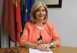 La alcaldesa de Úbeda, Antonia Olivares, tras su declaración.