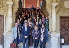 Foto de familia de los participantes en las jornadas.
