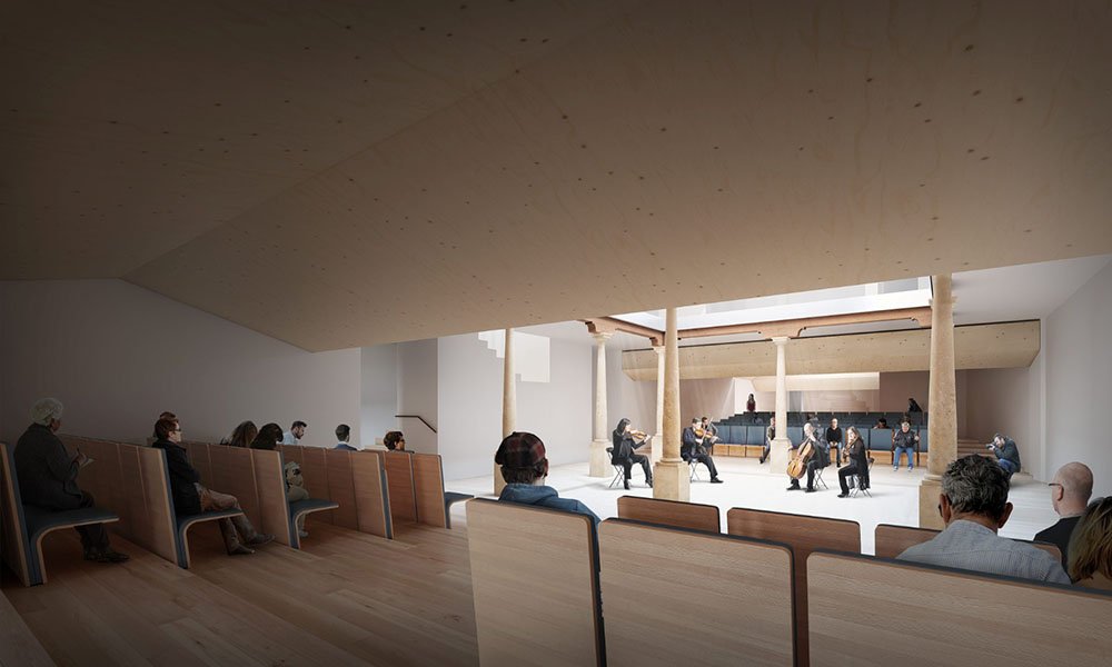 Infografía del conservatorio.