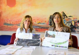 Las concejalas de Urbanismo y Turismo, María del Carmen García y Elena Rodríguez.