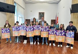 Presentación del calendario solidario.