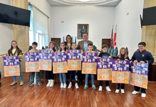 Presentación del calendario solidario.