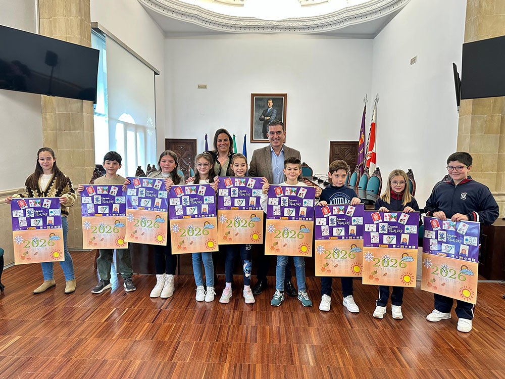 Presentación del calendario solidario.