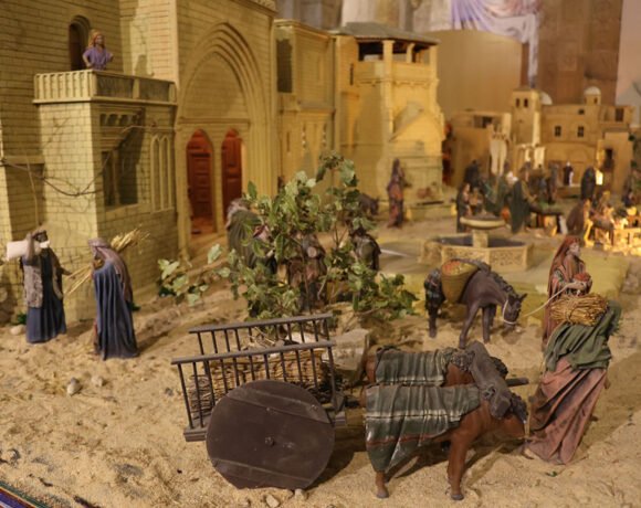 El Belén de la Unión de Cofradías es una de las citas obligadas durante la Navidad