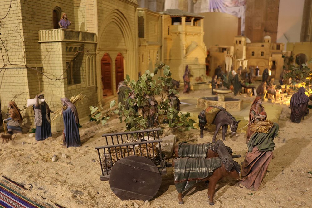 El Belén de la Unión de Cofradías es una de las citas obligadas durante la Navidad