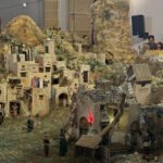 Belén de la Academia de Cabos y Guardias de Baeza, ubicado en la iglesia de San Juan Evangelista de Baeza.