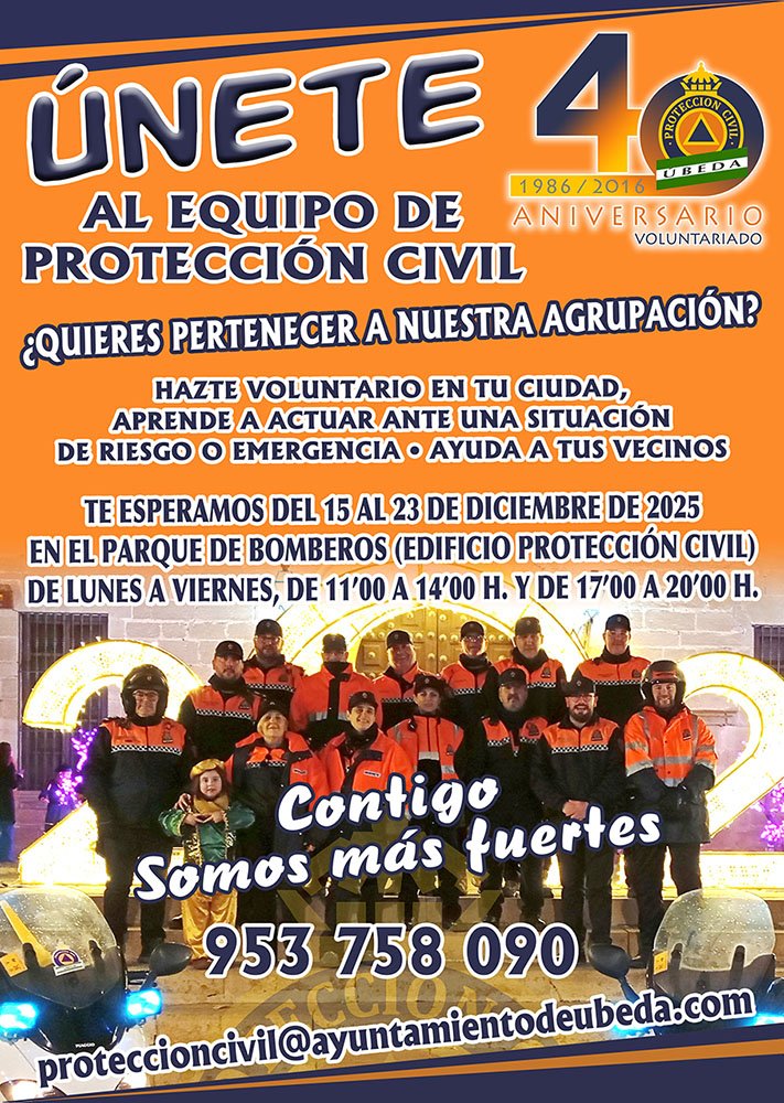 Cartel de Protección Civil