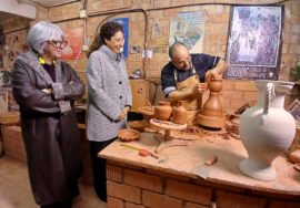 Visita al taller de Pedro Góngora