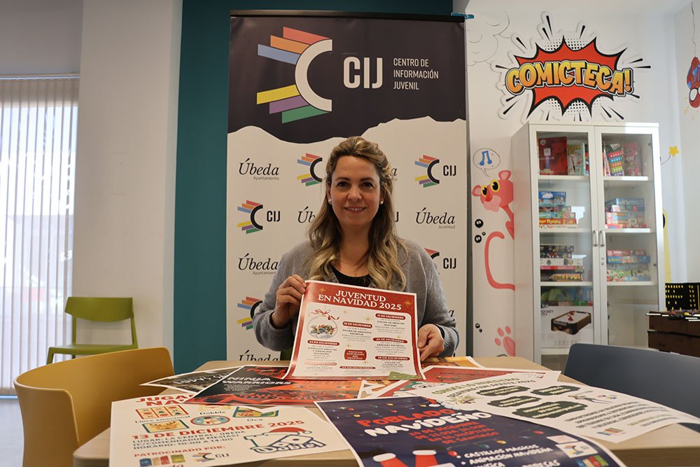 Presentación del programa de juventud para Navidad en Úbeda.