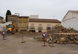 Obras de mejora en el aparcamiento de Santa Clara.