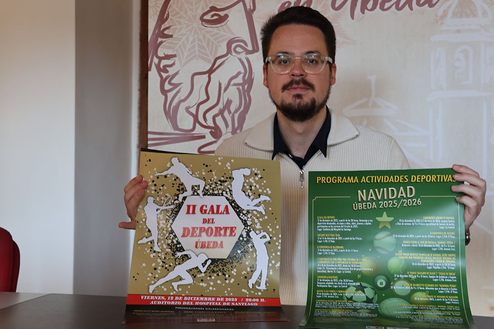 Presentación de la programación deportiva en Navidad en Úbeda.