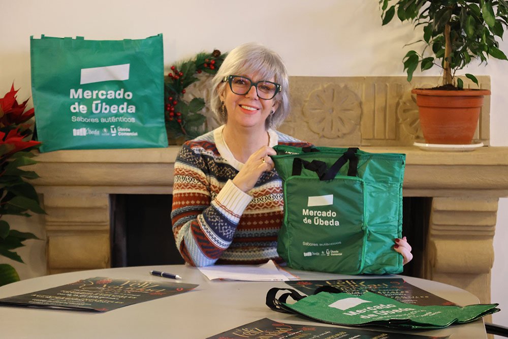 Presentación de la campaña de Navidad en el Mercado de Abastos de Úbeda.