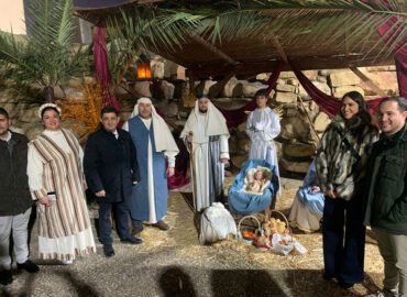 Paco Reyes y Juan Matías Reyes, en este Belén Viviente de Ibros.
