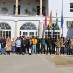 Minuto de silencio convocado a las puertas del Ayuntamiento.