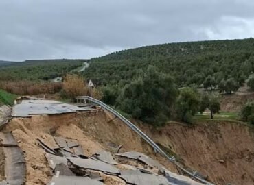 Estado de la carretera JV-3043 que une Lupión (Jaén) con la Estación Linares-Baeza- AYUNTAMIENTO DE LUPIÓN