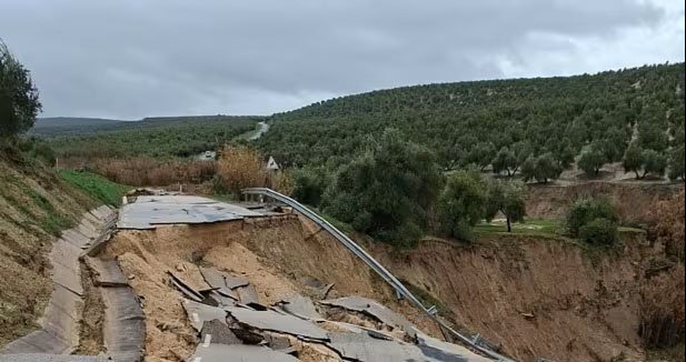 Estado de la carretera JV-3043 que une Lupión (Jaén) con la Estación Linares-Baeza- AYUNTAMIENTO DE LUPIÓN