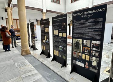 Exposición dedicada a los hermanos Machado en el IES Santísima Trinidad.