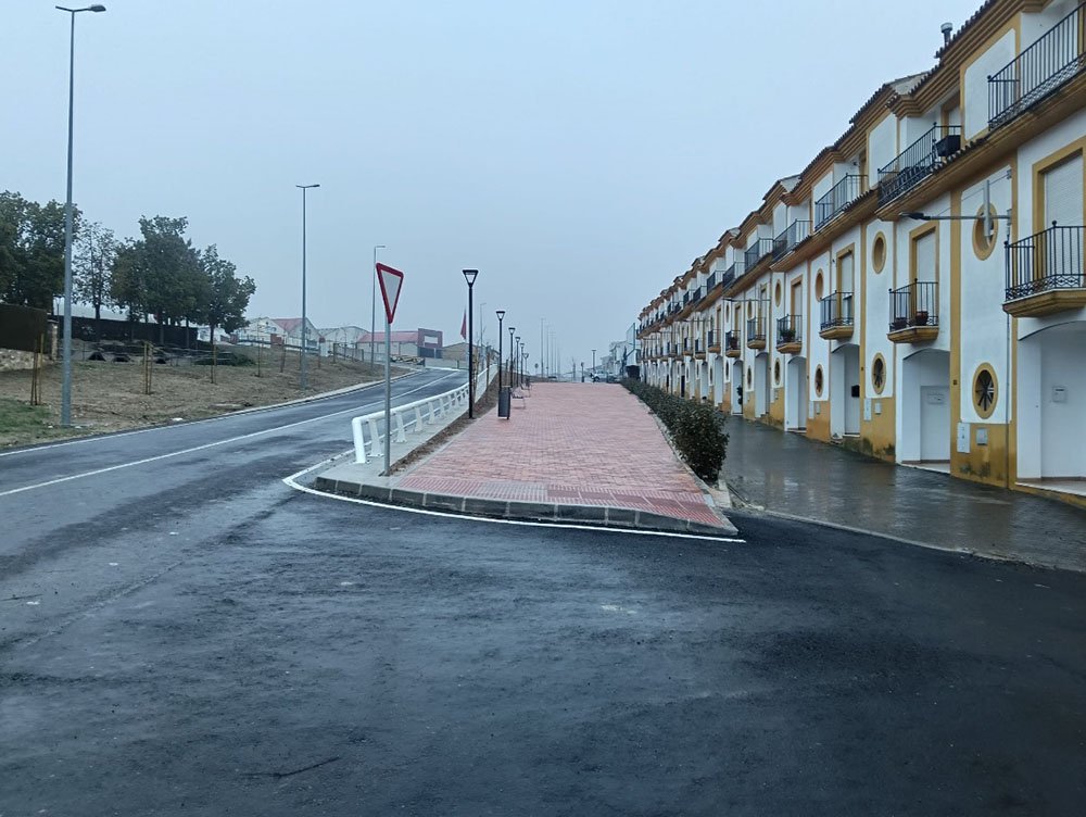 Travesía de la N-322 en Torreperogil.