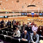 Delegación de alcaldes y alcaldesas socialistas de la provincia de Jaén en Bruselas.