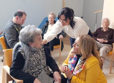 Visita al centro de día El Mirador, en Úbeda