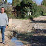 Jerónimo García, durante su visita a la zona de ‘El Campillo’.