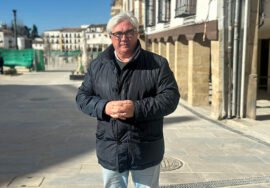 El concejal de Obras y Urbanismo, Bartolomé Cruz, durante su intervención.