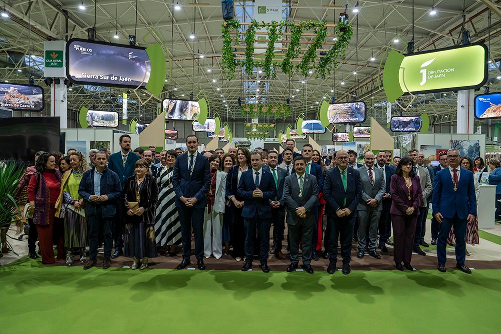 Inauguración de la undécima Feria de los Pueblos en Jaén.