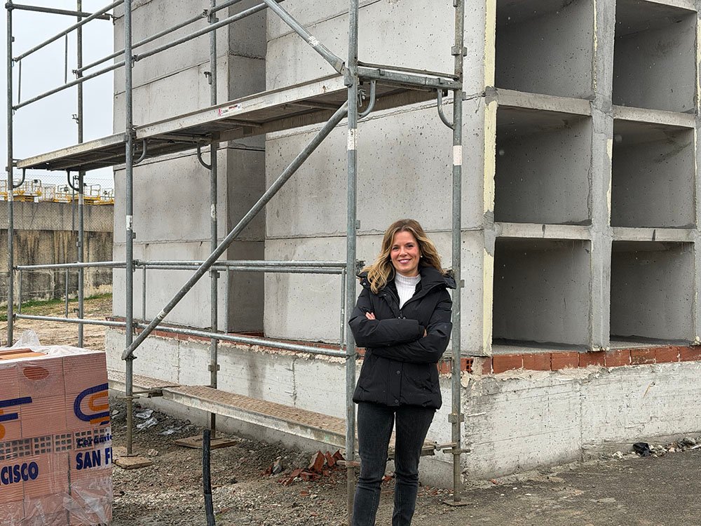 María del Carmen García Martínez, tras su intervención.