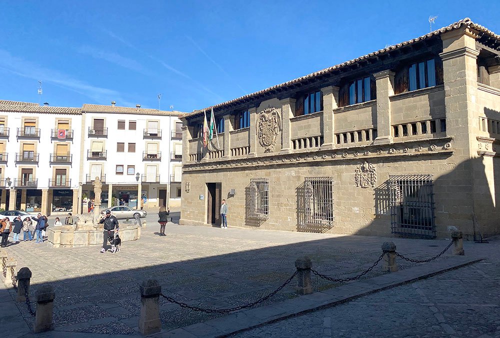 Plaza del Pópulo de Baeza.