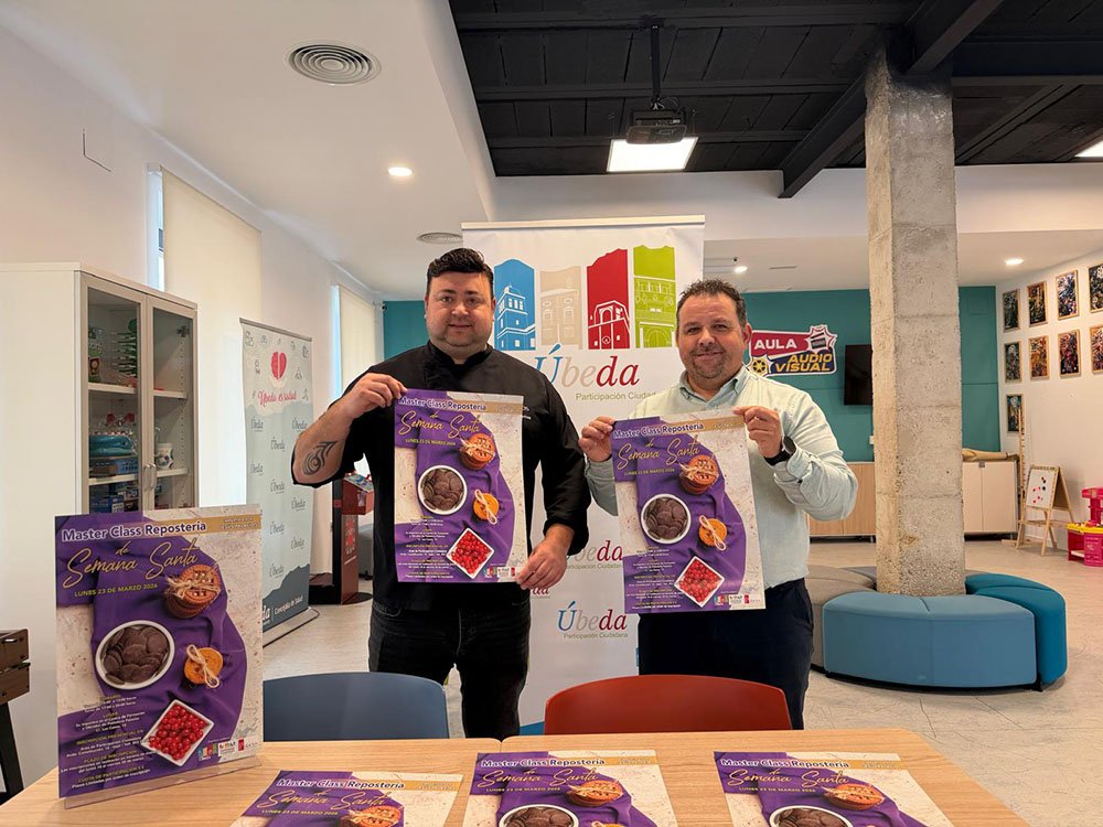Presentación del cartel de la Master Class de Repostería de Semana Santa.