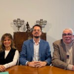 La concejala de Urbanismo, María del Carmen García; el primer teniente de alcalde, Francisco Javier Lozano; y el representante del grupo Sumando por Úbeda, Blas Ruedas.