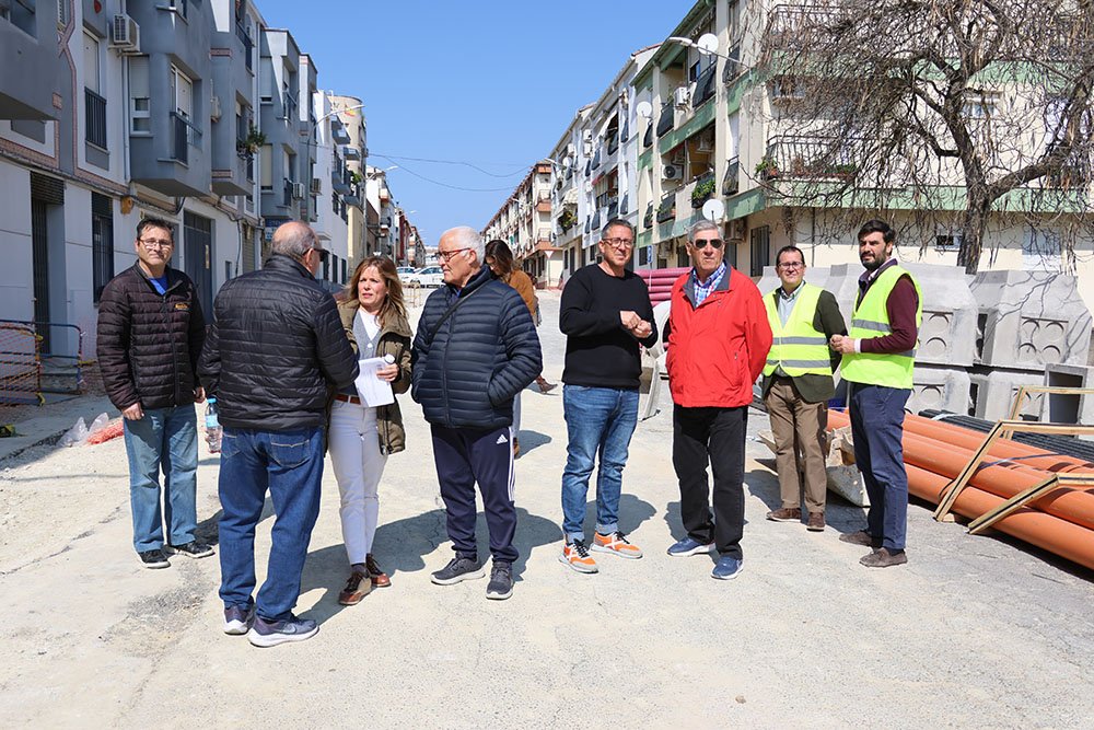 Visita técnica a la calle Villacarrillo.