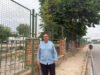 Jerónimo García visita las obras en la calle Ballesteros.
