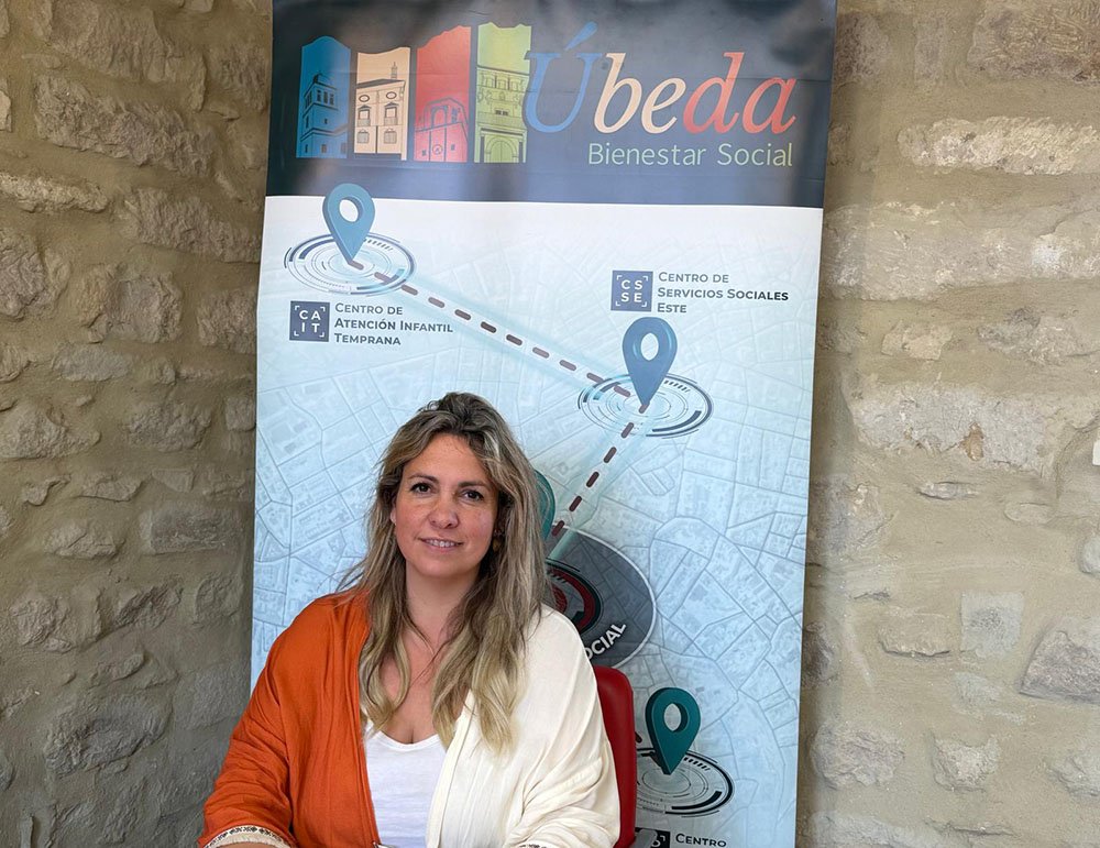 Natalia Pérez Merino, tras su intervención.